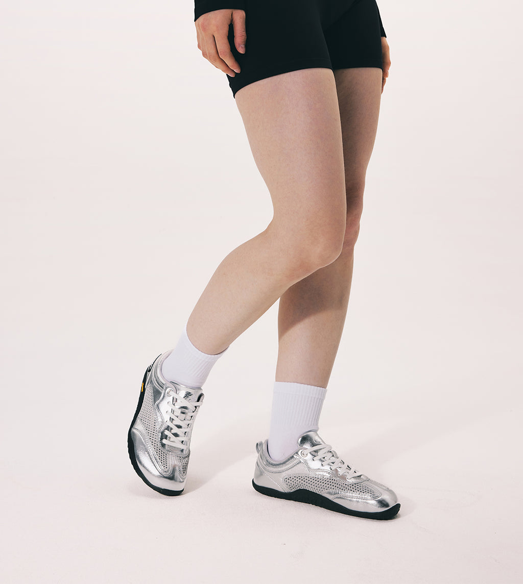 BAREFOOT ZERO-DROP SPORT SNEAKERS 1980 SILVER