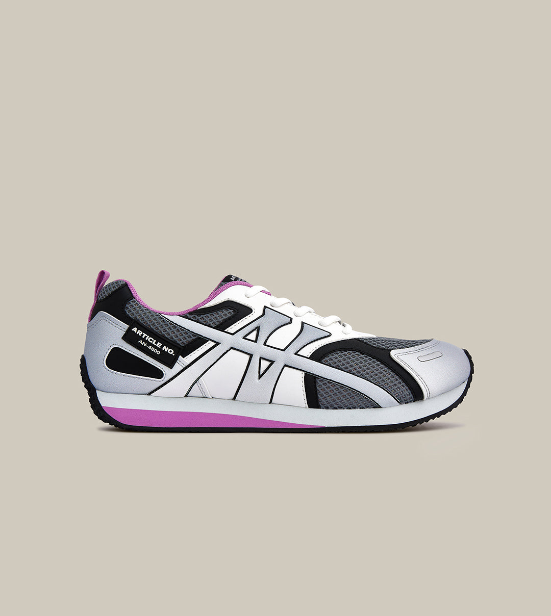 DUNE LOW-TOP PURPLE LOGO RUNNER