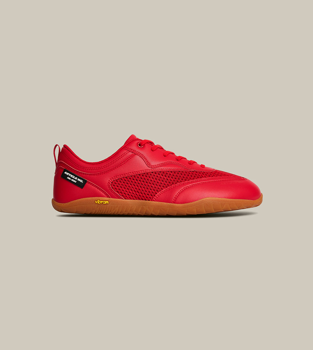 BAREFOOT ZERO-DROP SPORT SNEAKERS 1980 RED