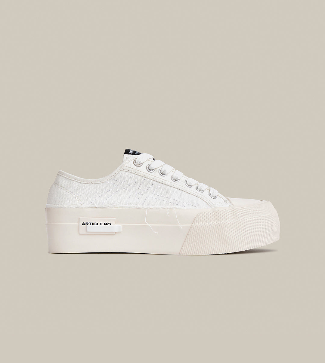 O.G. Classic AN Logo Platform White Sneakers