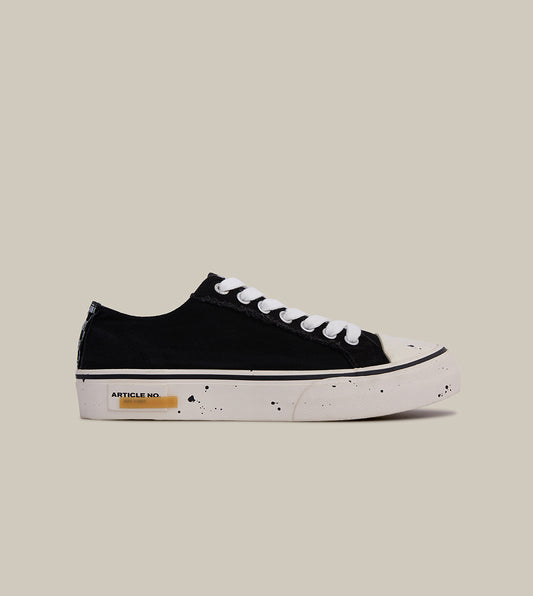 O.G. CLASSIC SPLASH-INK BLACK LOW-TOP SNEAKERS