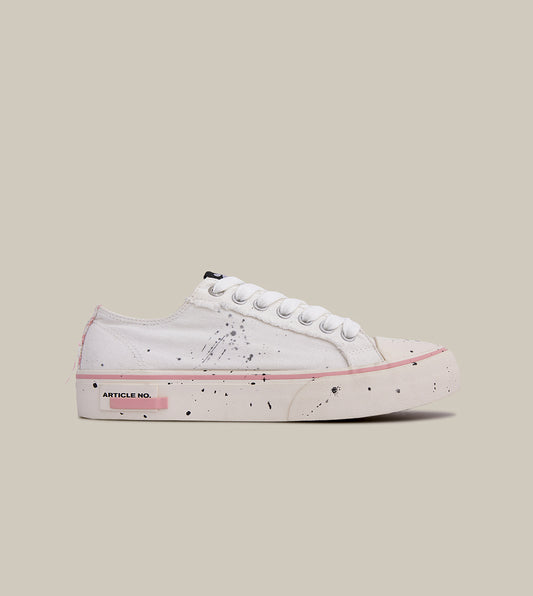 O.G. CLASSIC SPLASH-INK WHITE LOW-TOP SNEAKERS