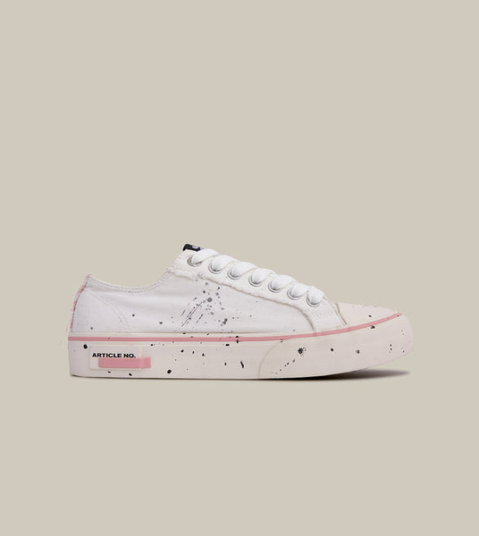 O.G. CLASSIC SPLASH-INK WHITE LOW-TOP SNEAKERS