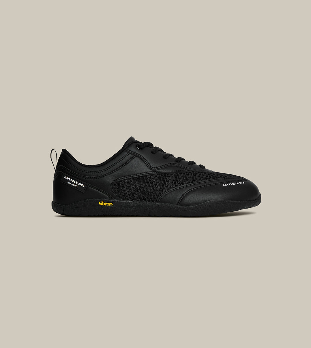 BAREFOOT ZERO-DROP SPORT SNEAKERS 1980 BLACK