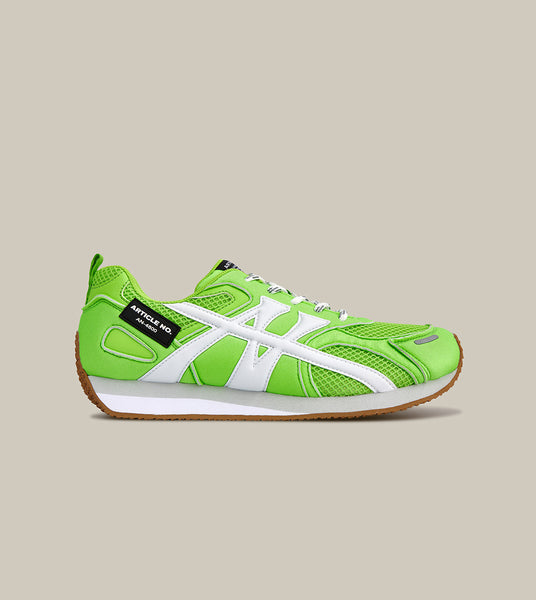 DUNE LOW-TOP NEON GREEN LOGO RUNNER