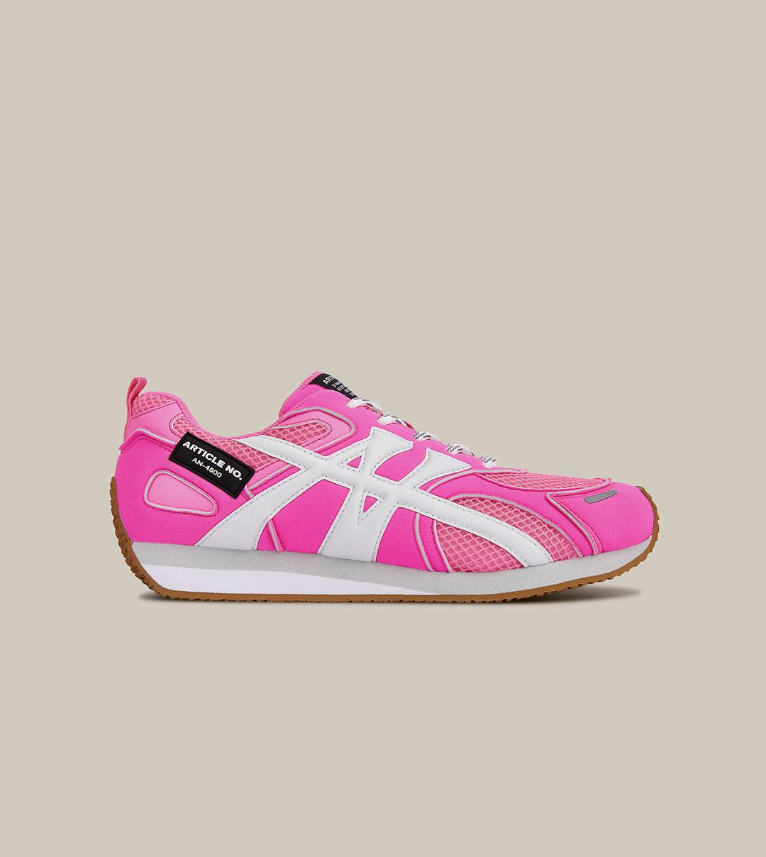 DUNE LOW-TOP NEON PINK LOGO RUNNER