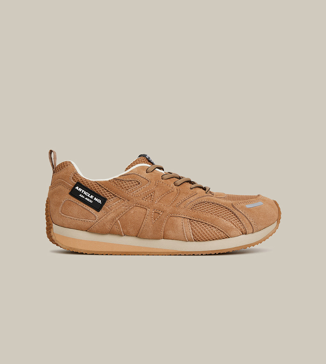 DUNE LOW-TOP BEIGE LOGO RUNNER