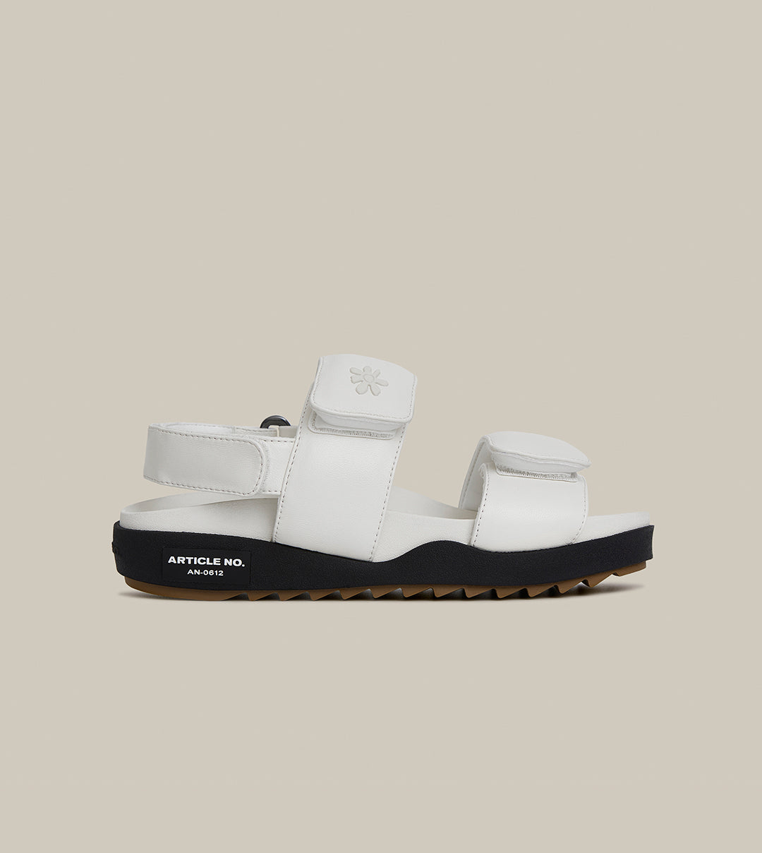 VAGABOND LEATHER WHITE SANDALS