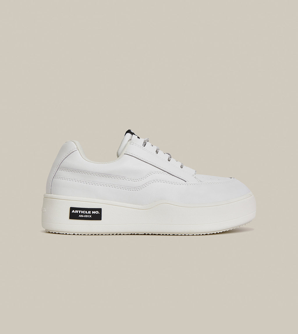 Burger Low-top Leather Skate Beige Sneakers