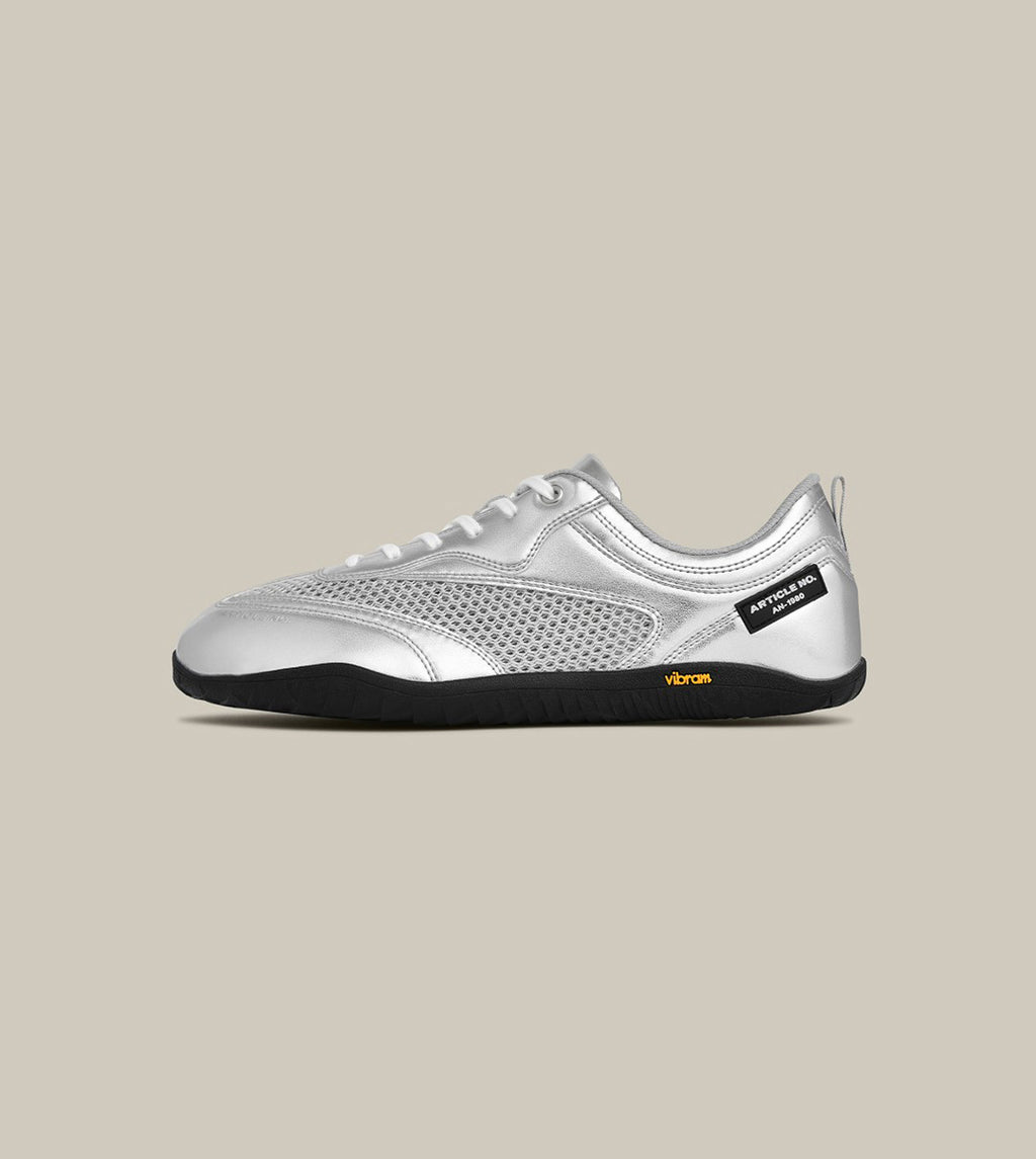 BAREFOOT ZERO-DROP SPORT SNEAKERS 1980 SILVER