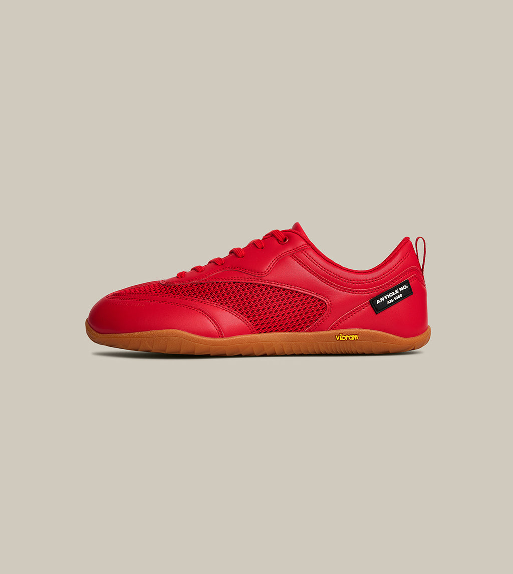 BAREFOOT ZERO-DROP SPORT SNEAKERS 1980 RED