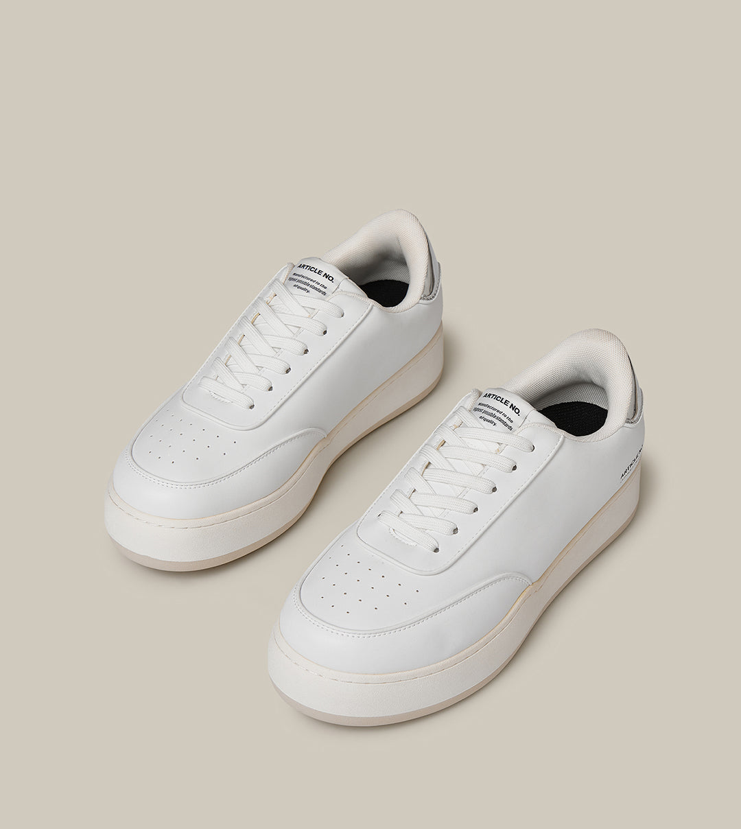 BURGER LOW-TOP SILVER TAIL WHITE TRAINER