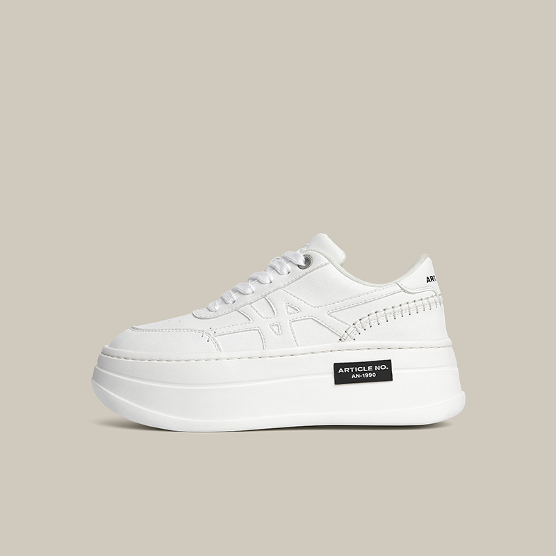 60 PLATFORMLTE WHITE SNEAKERS