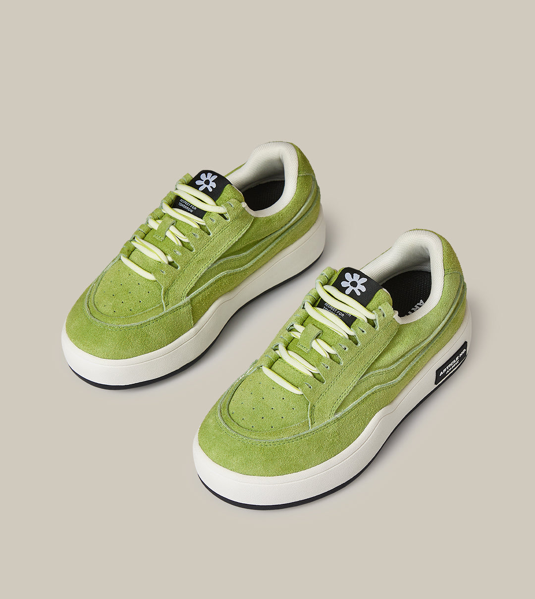 BURGER LOW-TOP LIGHT GREEN SKATE