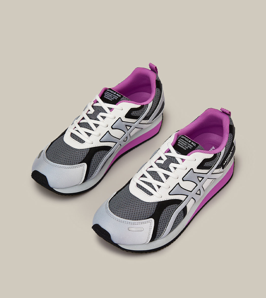 DUNE LOW-TOP PURPLE LOGO RUNNER