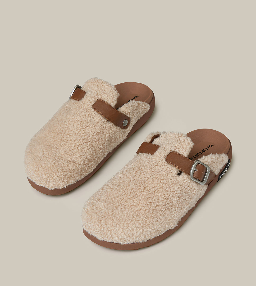 VAGABOND SHEARLING CAMEL DRIFT CLOGS