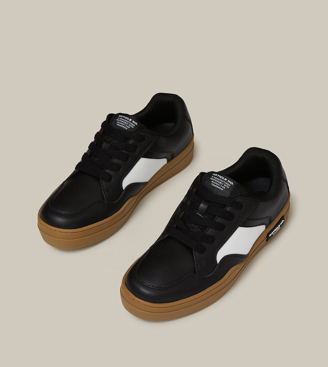 COURT SNEAKER LOW-TOP BLACK SKATE SNEAKERS