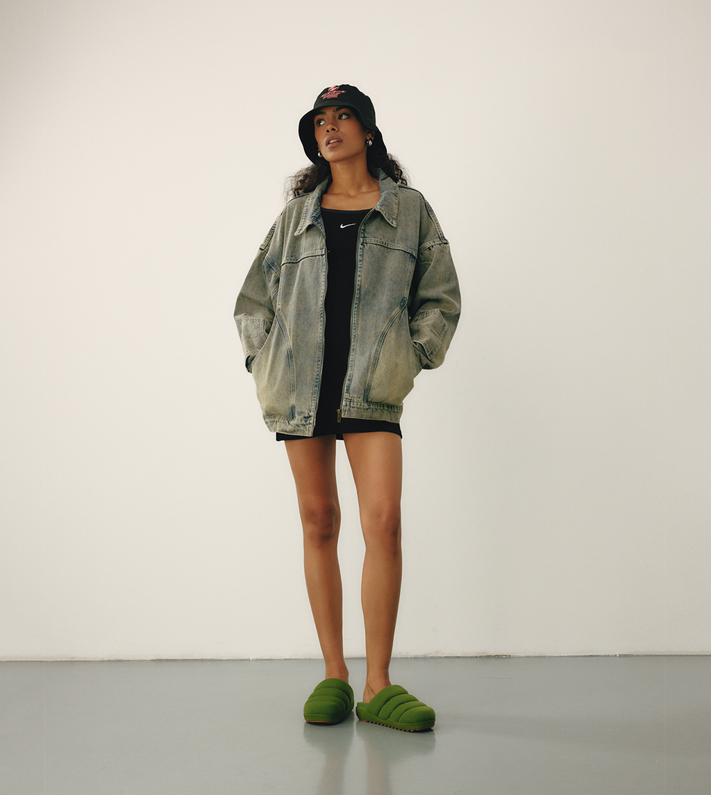 VAGABOND GREEN PADDED CLOGS