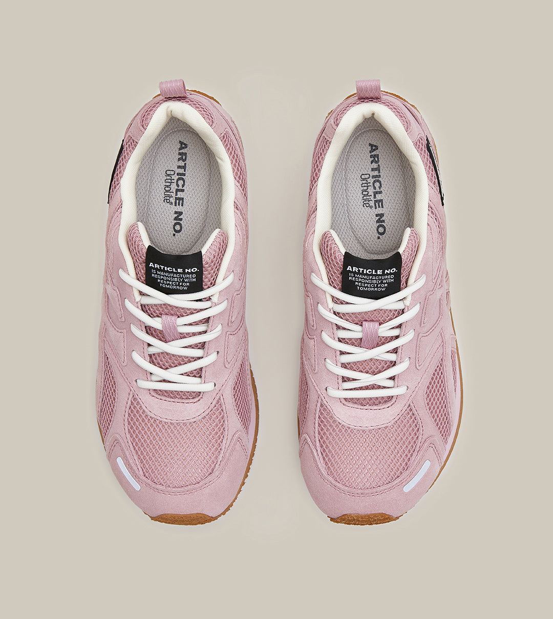 DUNE LOW-TOP PINK LOGO RUNNER