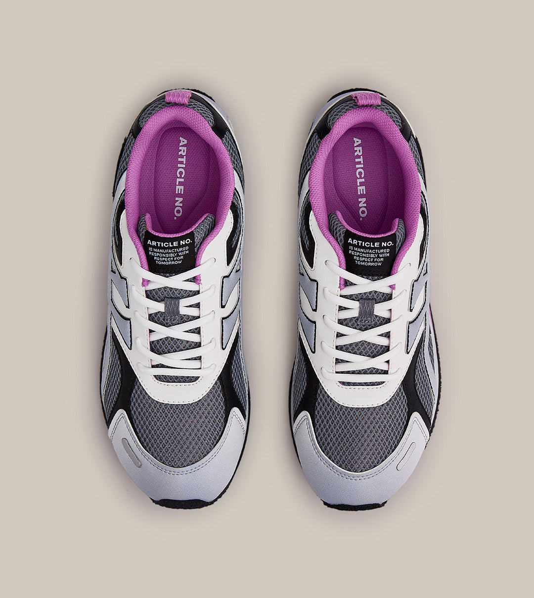 DUNE LOW-TOP PURPLE LOGO RUNNER