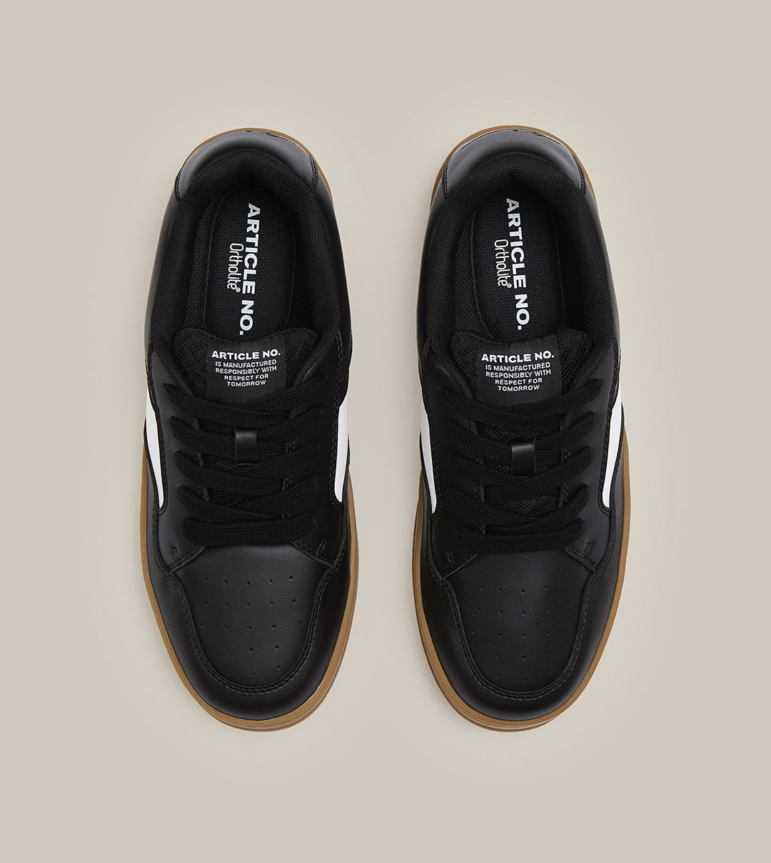 COURT SNEAKER LOW-TOP BLACK SKATE SNEAKERS