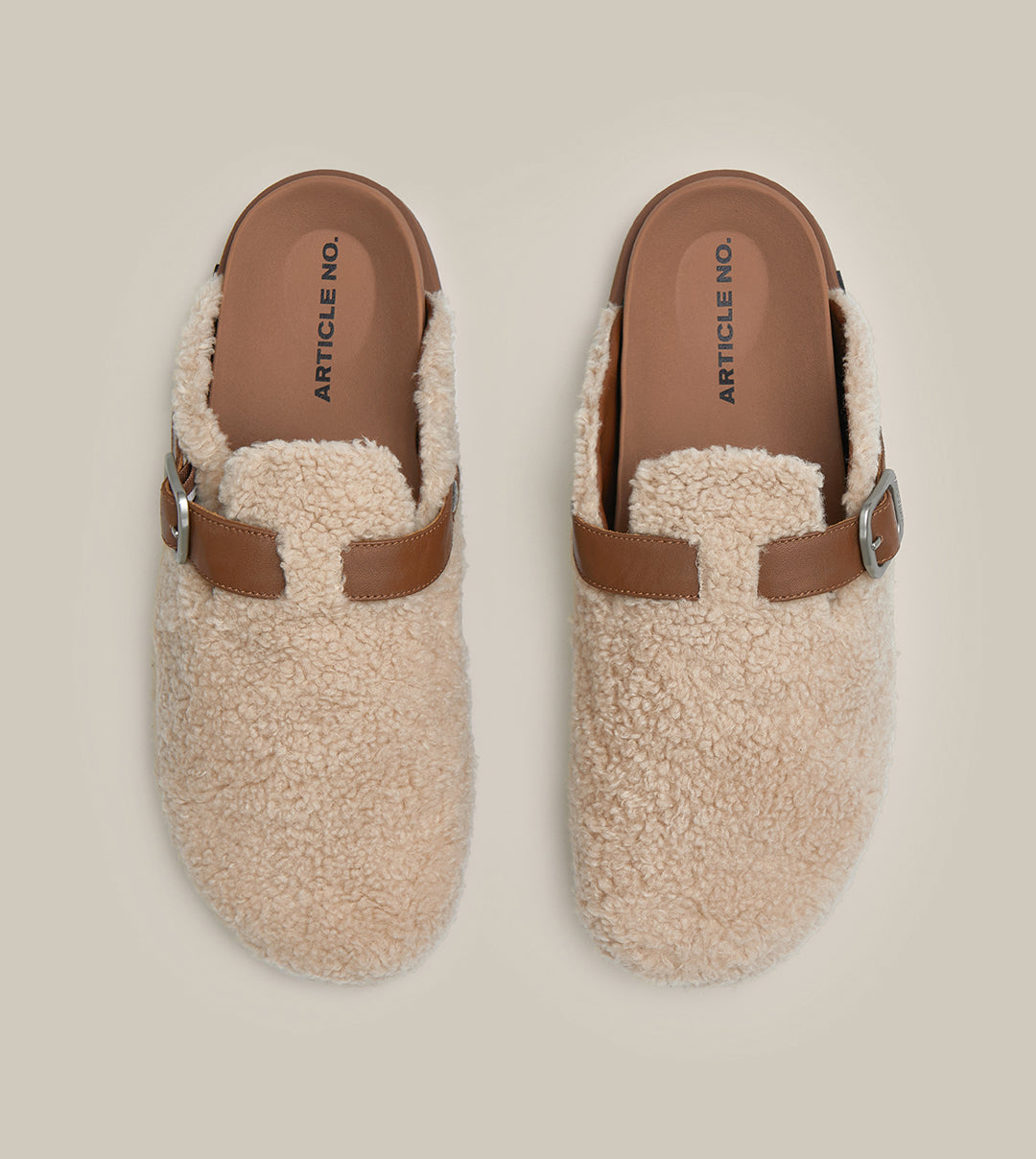 VAGABOND SHEARLING CAMEL DRIFT CLOGS