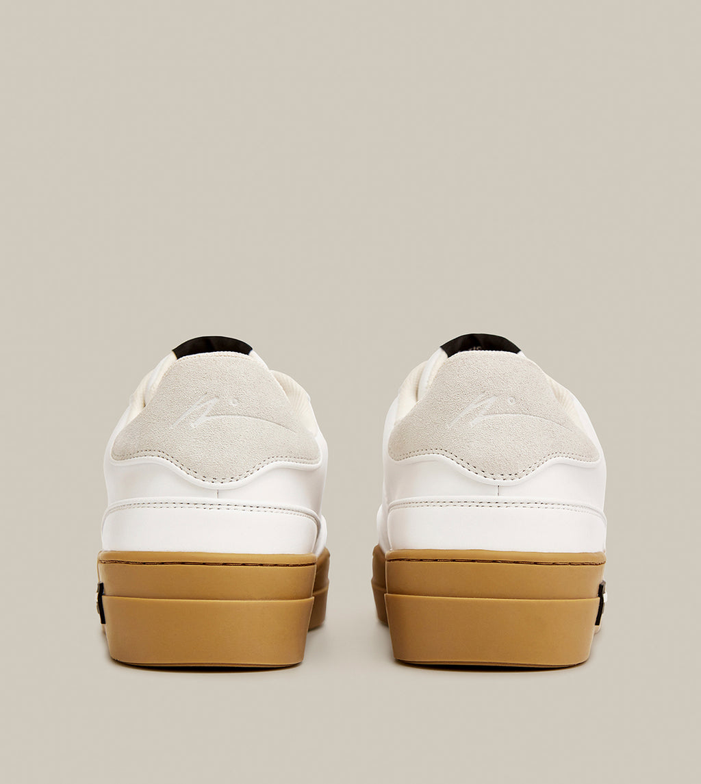 COURT SNEAKER LOW-TOP WHITE AND GREY SNEAKERS