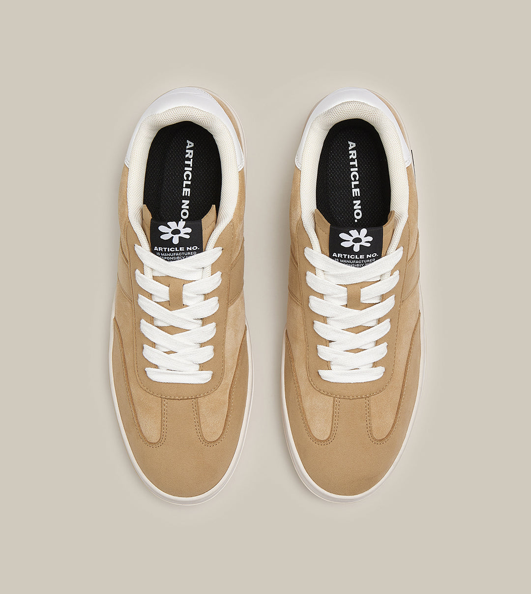 COURT SNEAKER LOW-TOP BEIGE SUEDE SNEAKERS