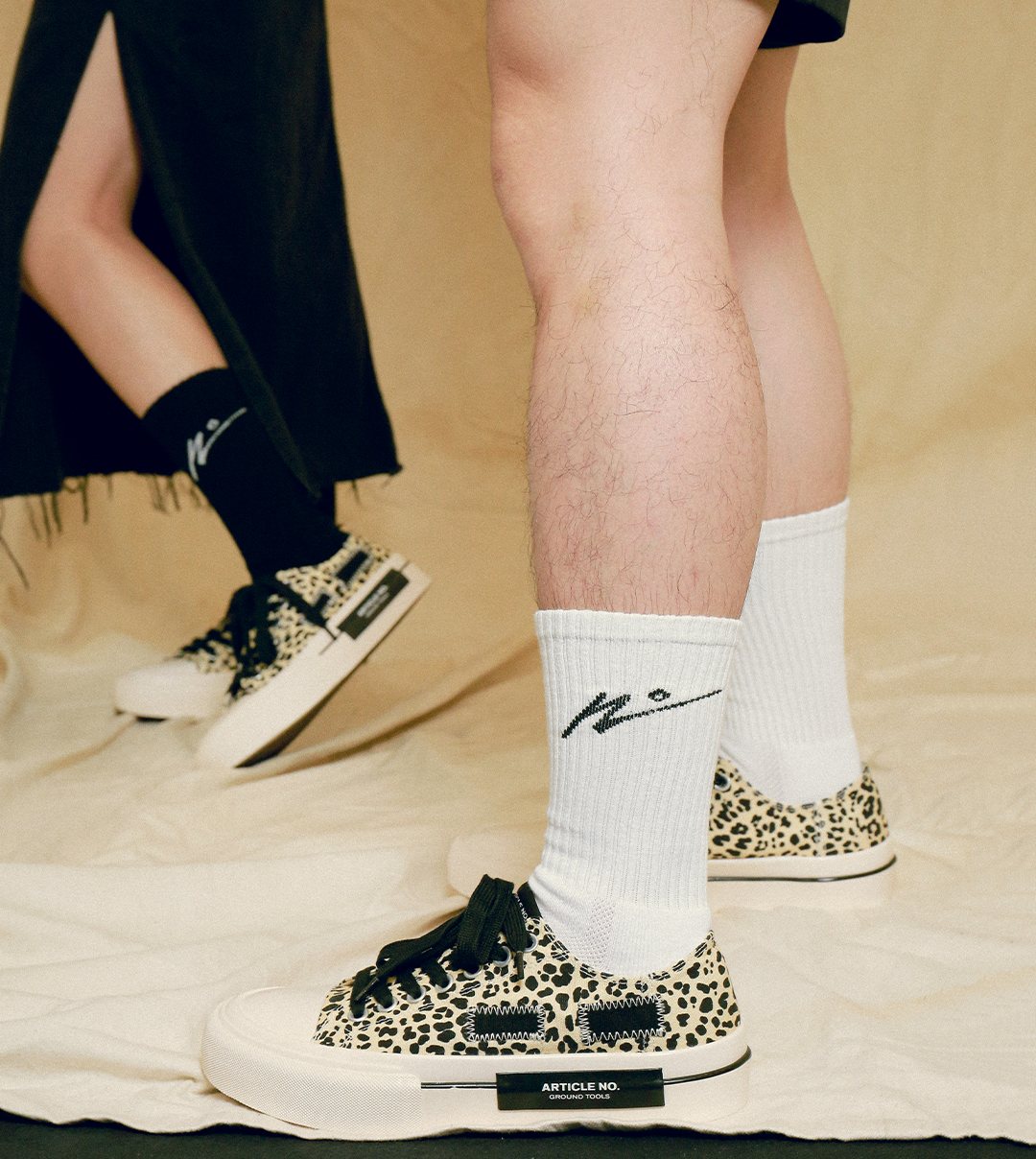 O.G. CLASSIC LEOPARD LOW-CUT VULCANIZED SNEAKERS