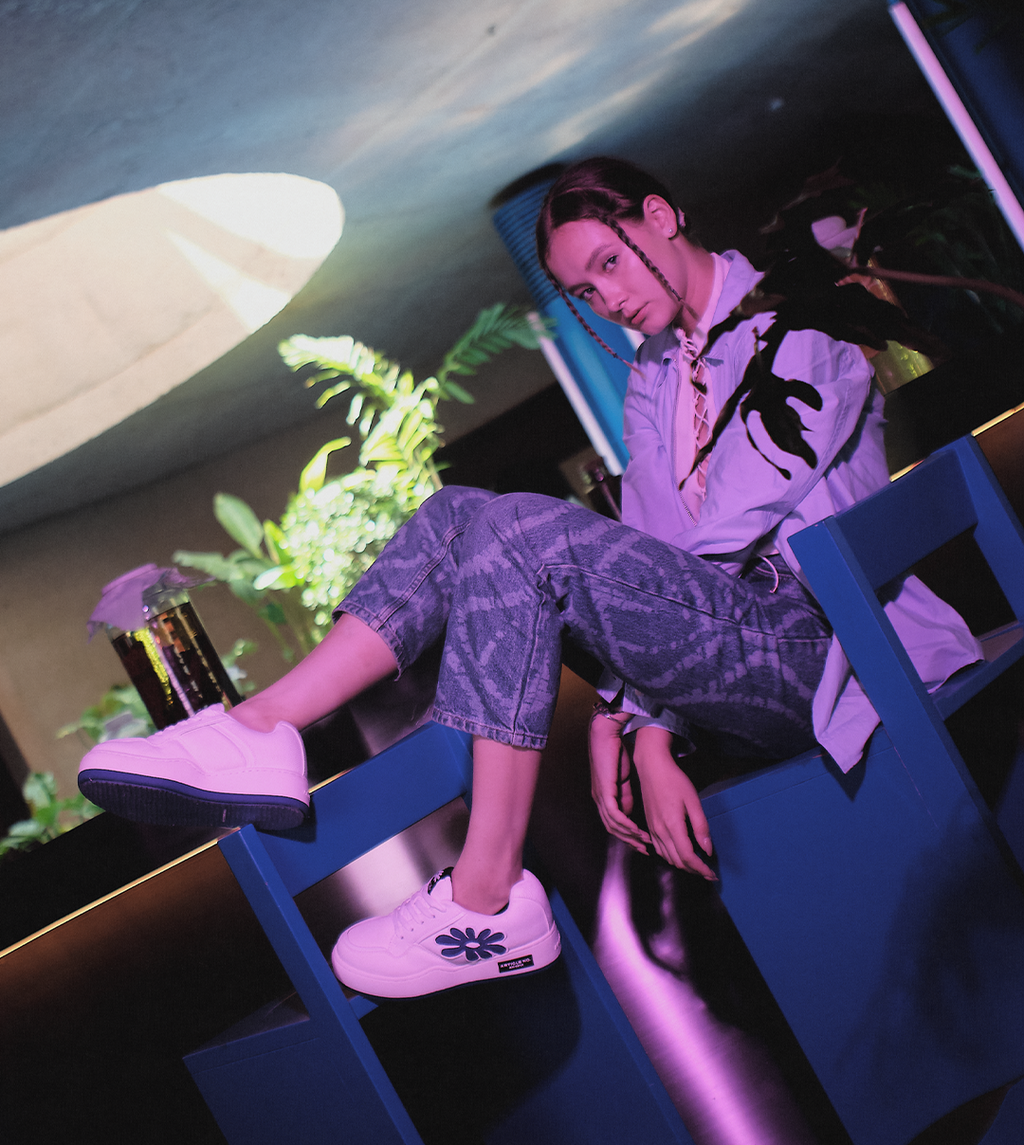 BURGER LOW-TOP SKATE WHITE SNEAKERS