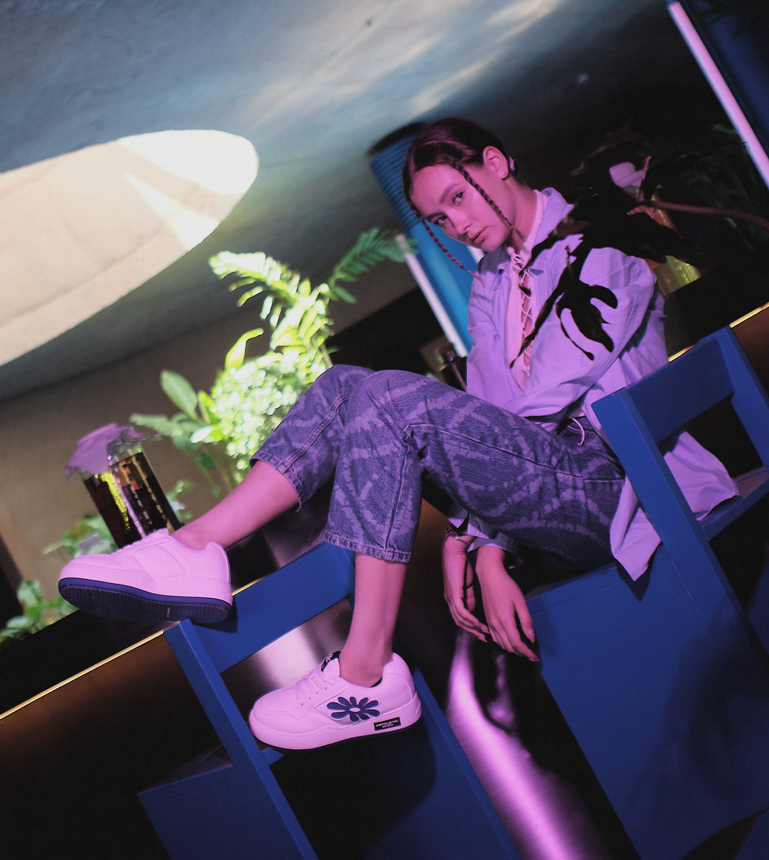 BURGER LOW-TOP SKATE WHITE SNEAKERS