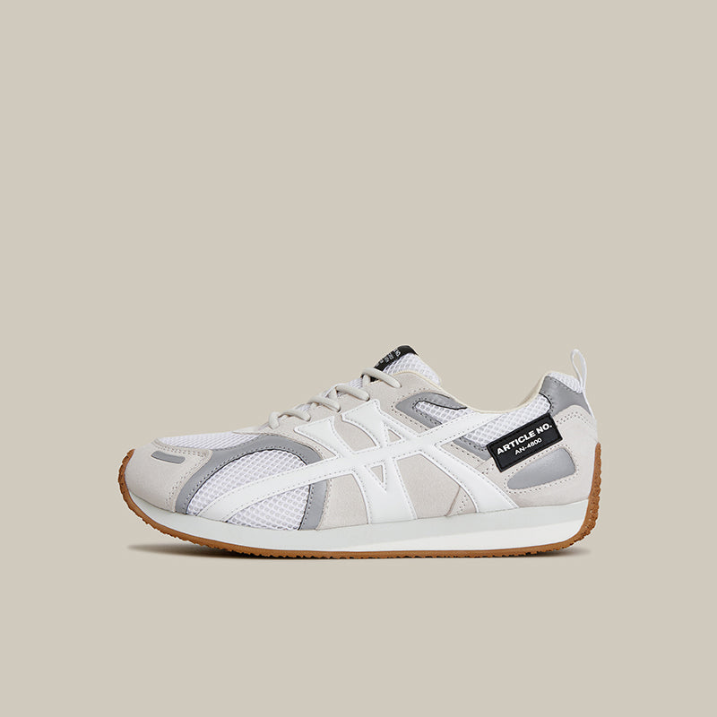 DUNE LOW-TOP WHITE LOGO RUNNER