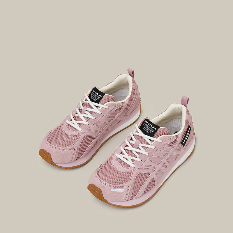 DUNE LOW-TOP PINK LOGO RUNNER