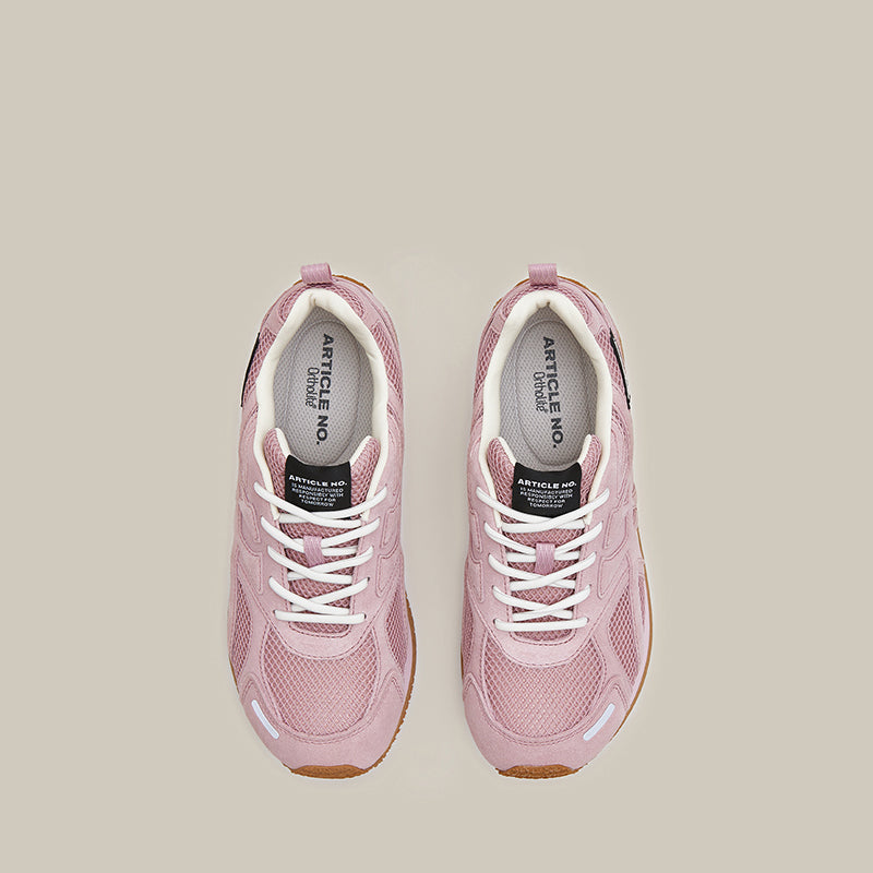 DUNE LOW-TOP PINK LOGO RUNNER