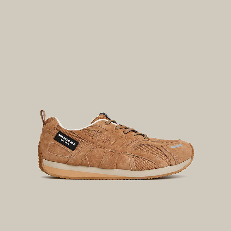 DUNE LOW-TOP BEIGE LOGO RUNNER