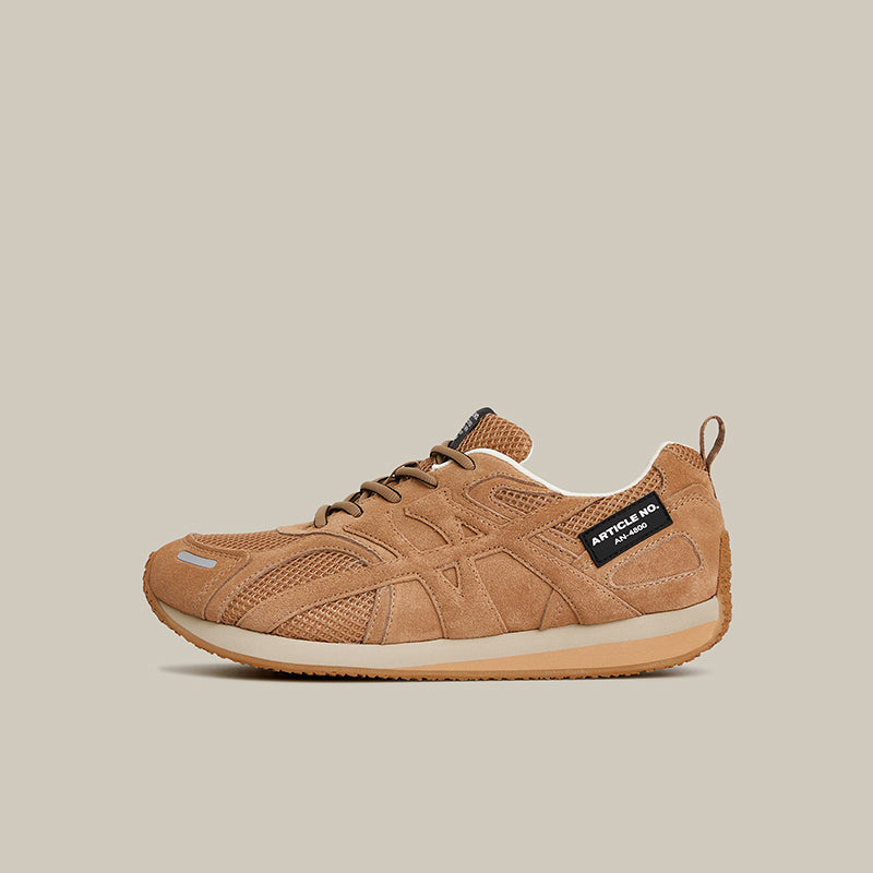DUNE LOW-TOP BEIGE LOGO RUNNER