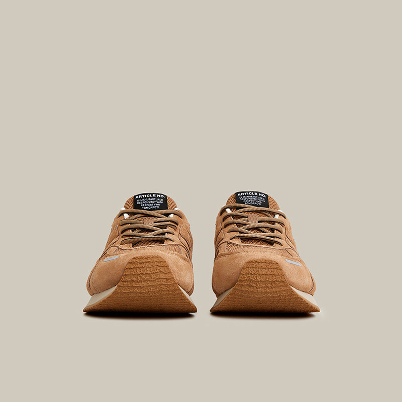 DUNE LOW-TOP BEIGE LOGO RUNNER