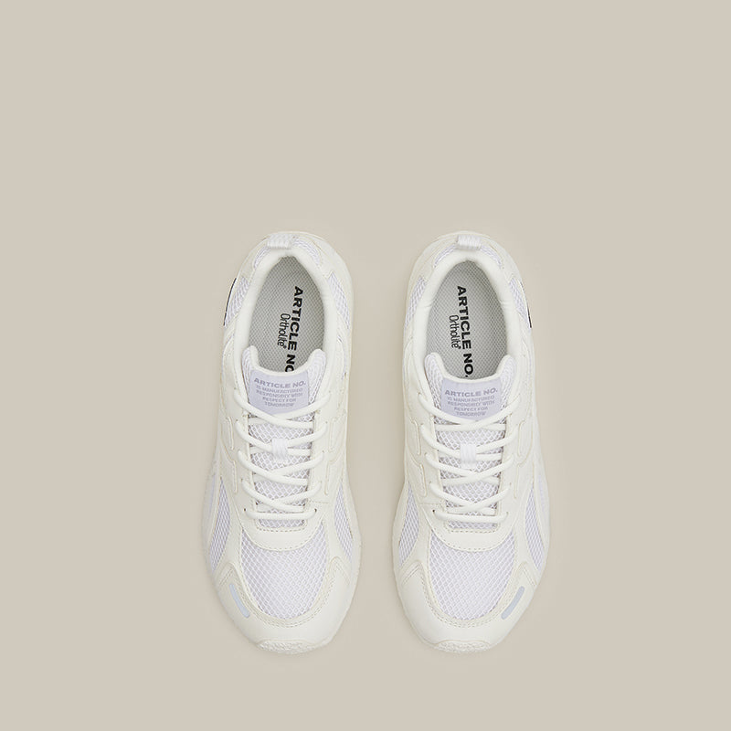 DUNE LOW-TOP WHITE LOGO RUNNER