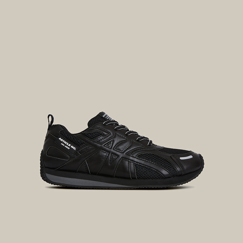 DUNE LOW-TOP BLACK LOGO RUNNER