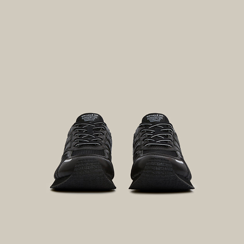 DUNE LOW-TOP BLACK LOGO RUNNER