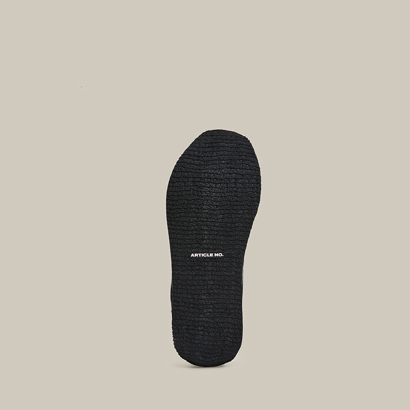 DUNE LOW-TOP BLACK LOGO RUNNER