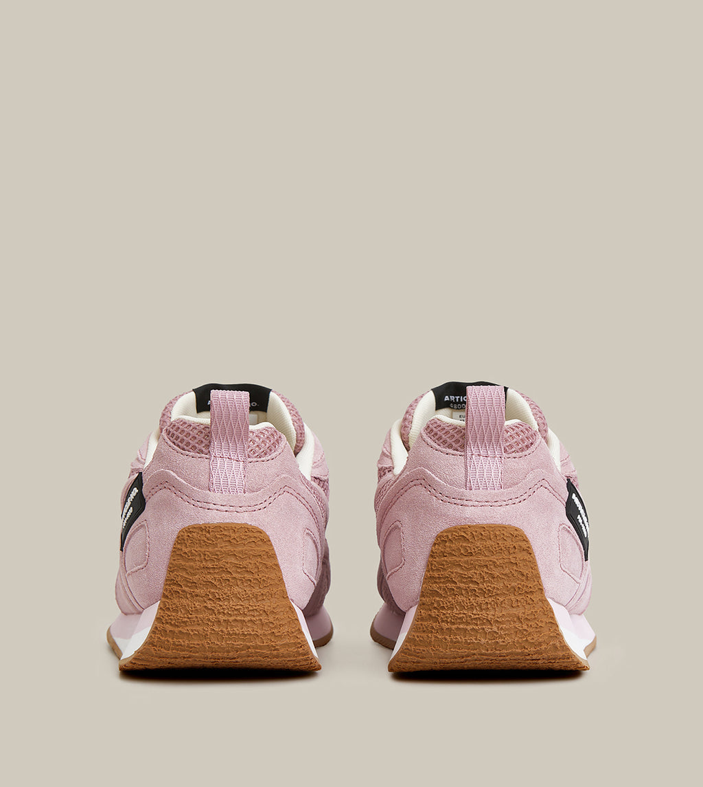 DUNE LOW-TOP PINK LOGO RUNNER