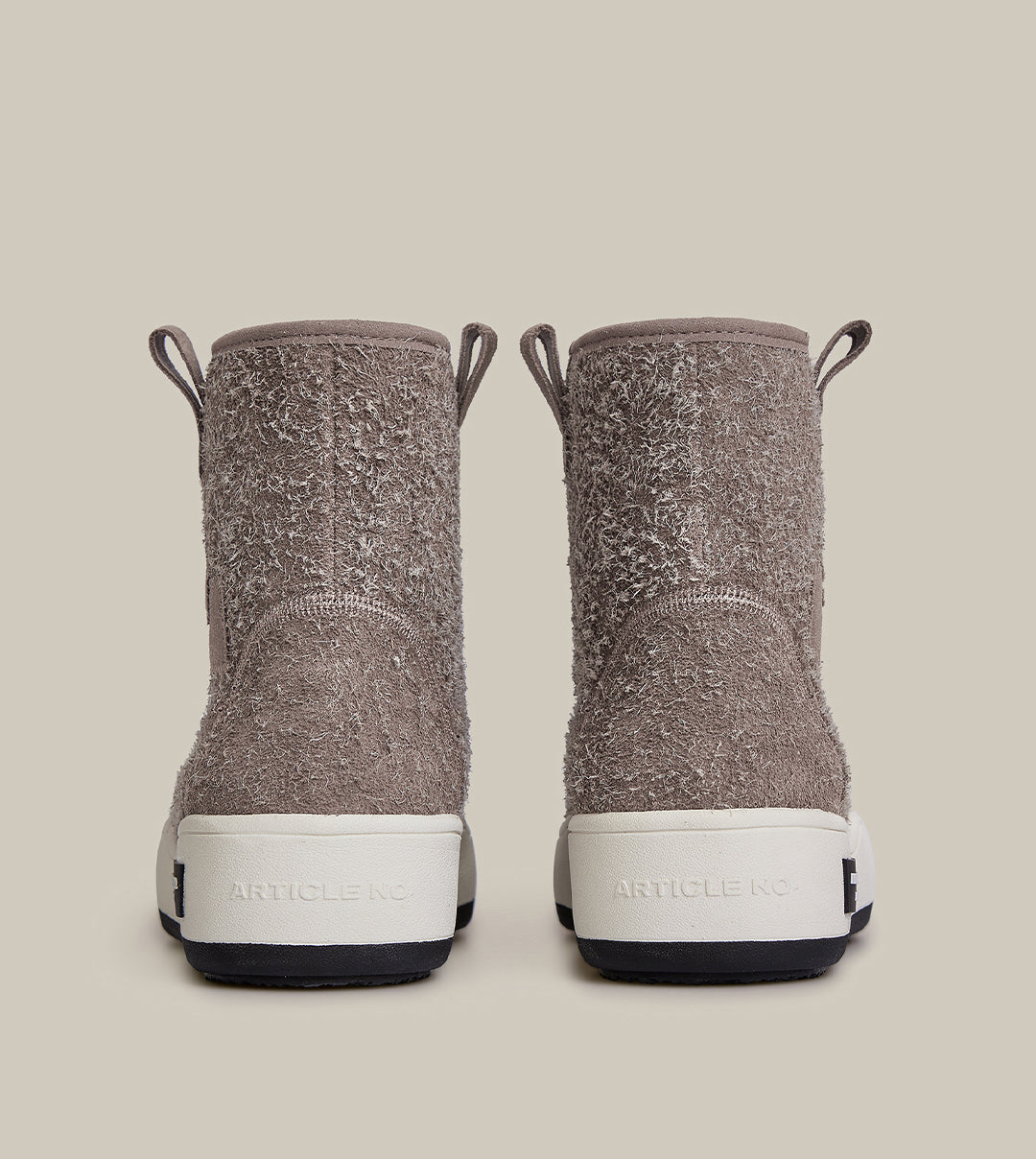 BURGER SNOW BOOTS IN TAUPE