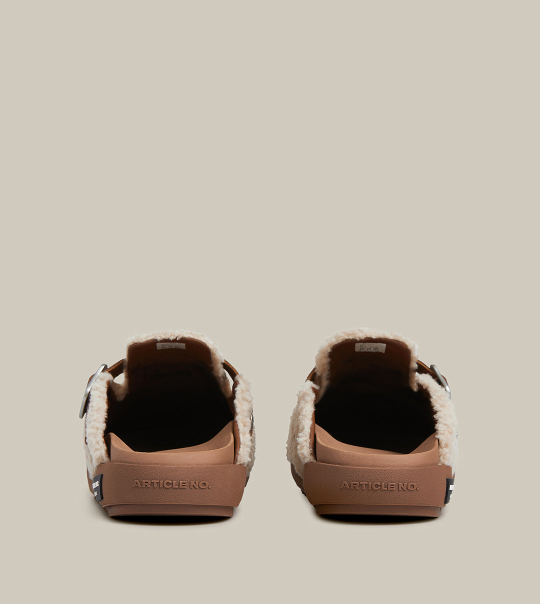 VAGABOND SHEARLING CAMEL DRIFT CLOGS