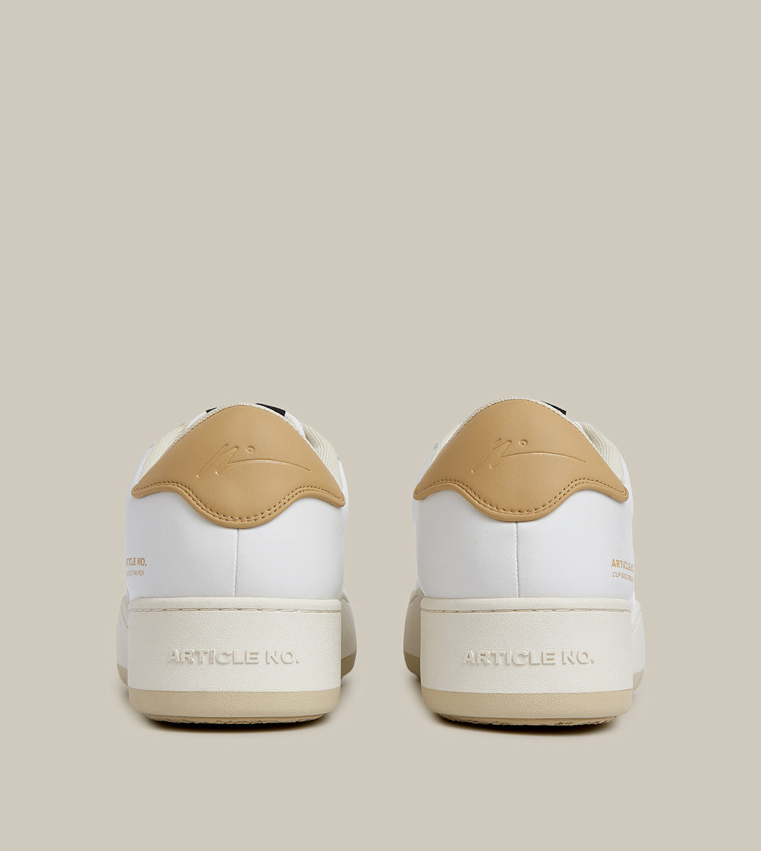 BURGER LOW-TOP BEIGE TAIL WHITE TRAINER