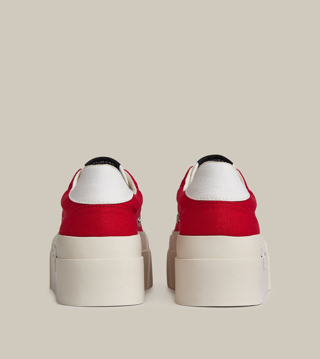 O.G. CLASSIC PLATFORM SNEAKERS IN RED