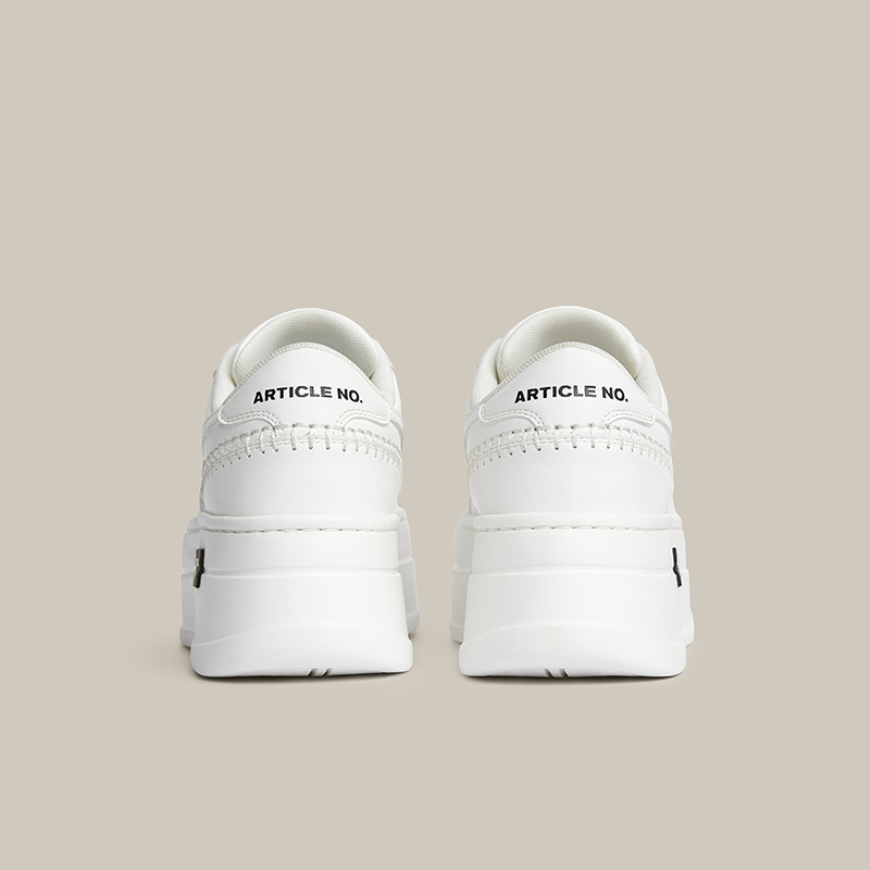 60 PLATFORMLTE WHITE SNEAKERS