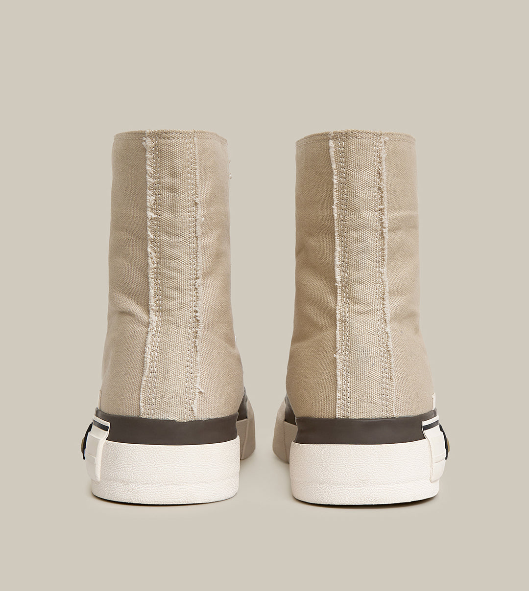 O.G. CLASSIC DECONSTRUCTED CANVAS SAND SNEAKER BOOTS