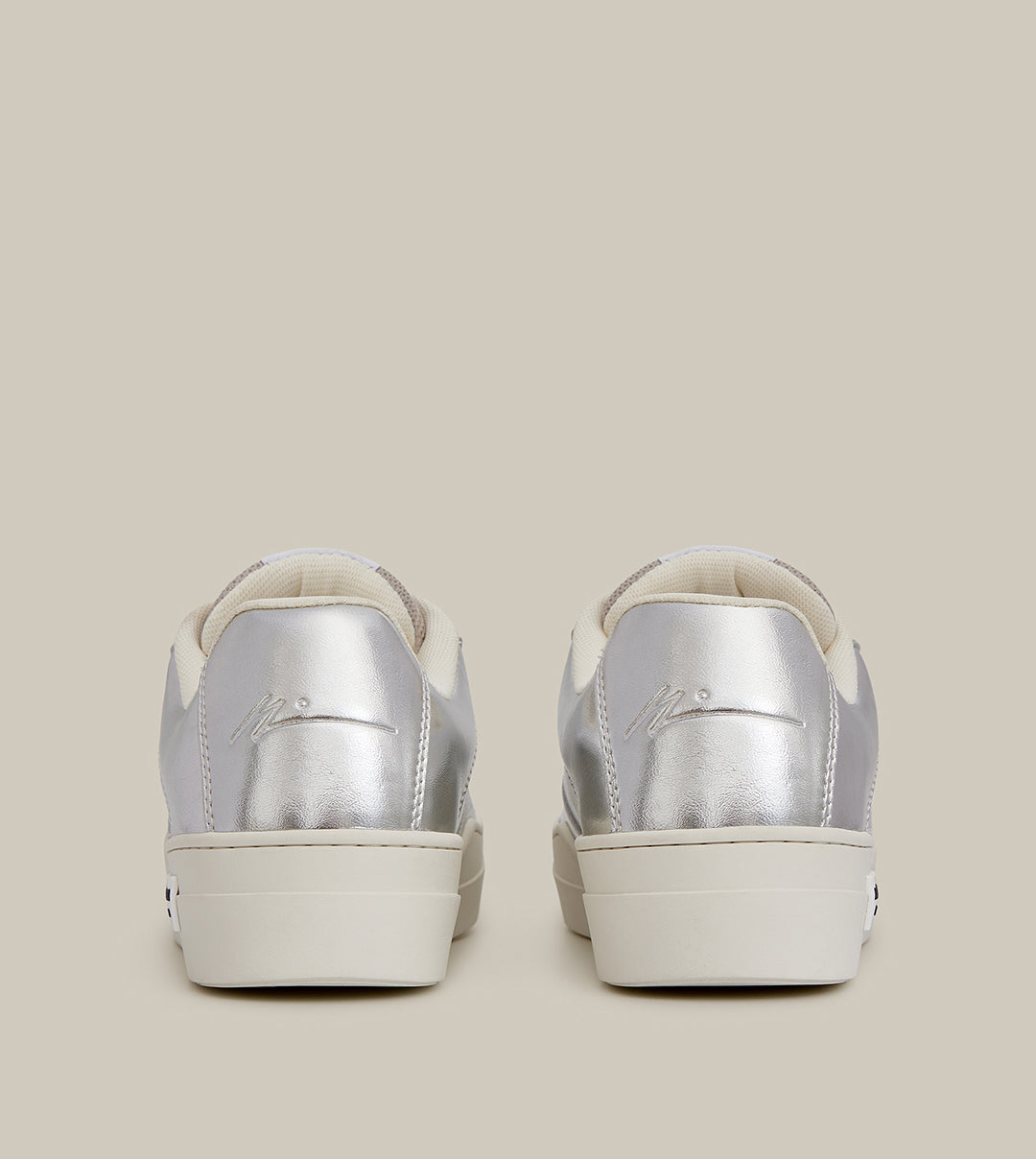 COURT SNEAKER LOW-TOP SILVER SKATE SNEAKERS