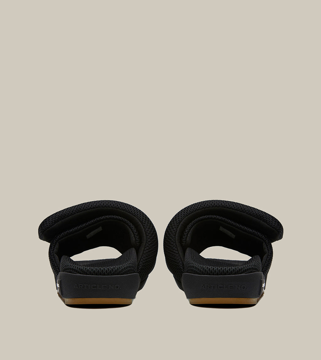 VAGABOND MESH BAND BLACK SLIDES